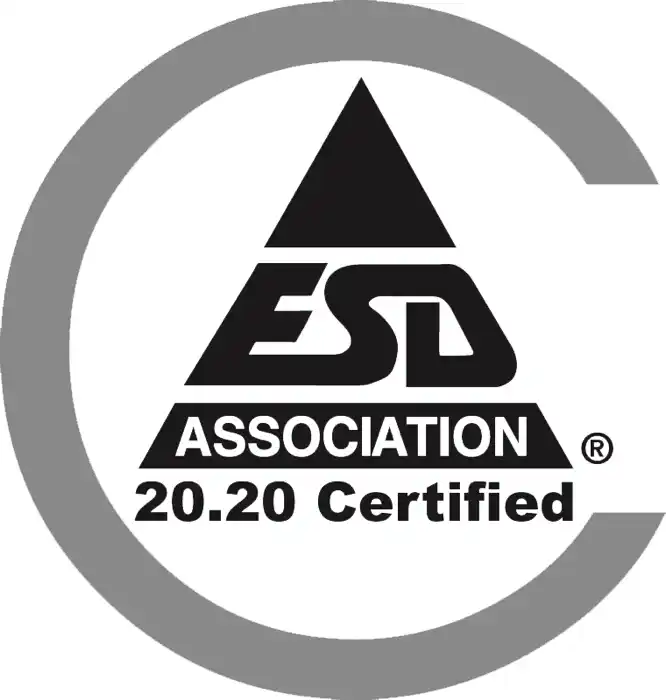 ESD Association 20.20 Certified